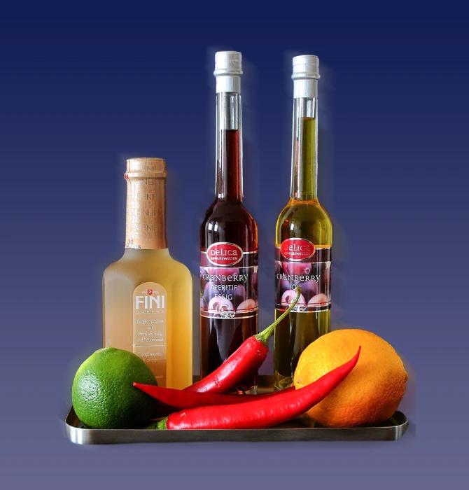 vinegar productwith chilli and orange